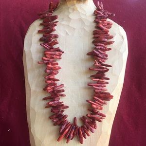 Branch coral necklace